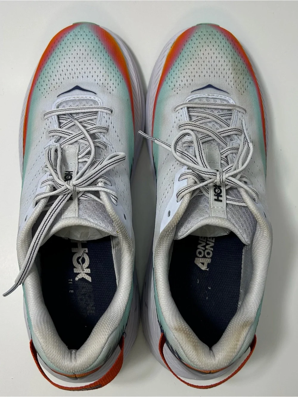Hoka One One Ironman Rincon 2 Mens 10.5 Sneakers Running Kailua Kona Sunset Shoe